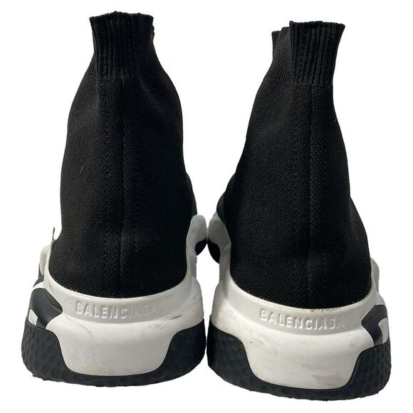 Balenciaga Logo Sole Speed Sneakers in Black Polyester - Picture 5 of 10